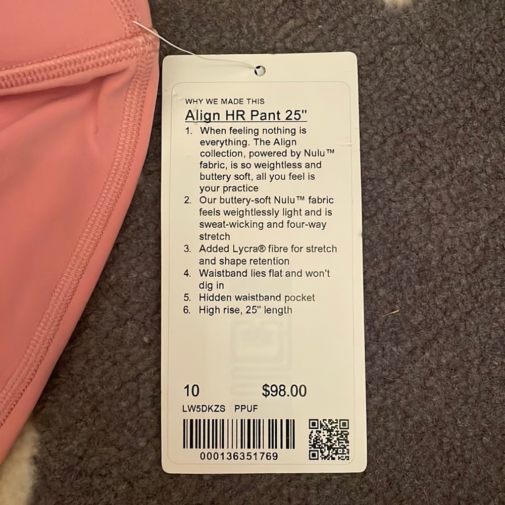 Lululemon Align HR 25” pant